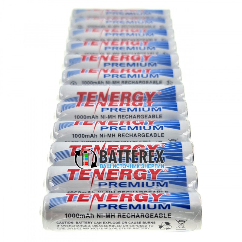 ААА Tenergy Premium 1000 mah - минипальчиковые аккумуляторы высокой ёмкости
