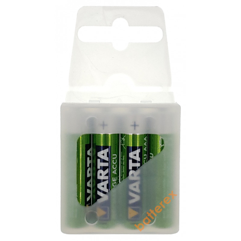 Аккумуляторы AAA Varta 1000 mah (4 шт. пластиковом кейсе)
