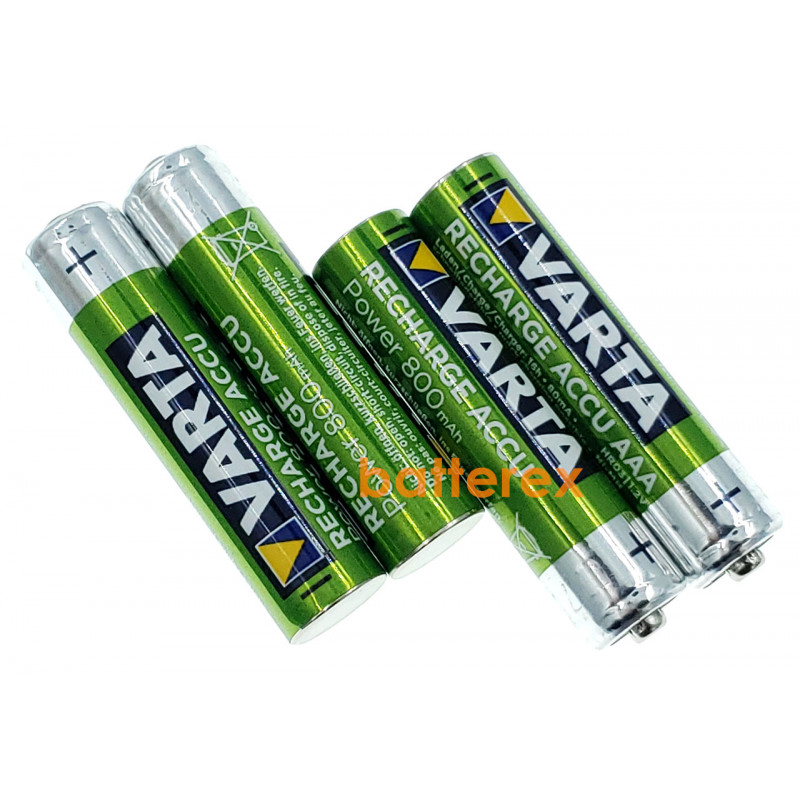 Аккумуляторы AAA Varta 800 mah (4 шт. в пластиковом кейсе)