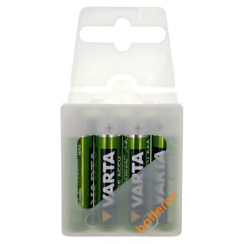 Аккумуляторы AAA Varta 800 mah (4 шт. в пластиковом кейсе)