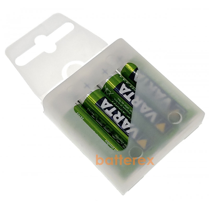 Аккумуляторы AAA Varta 800 mah (4 шт. в пластиковом кейсе)
