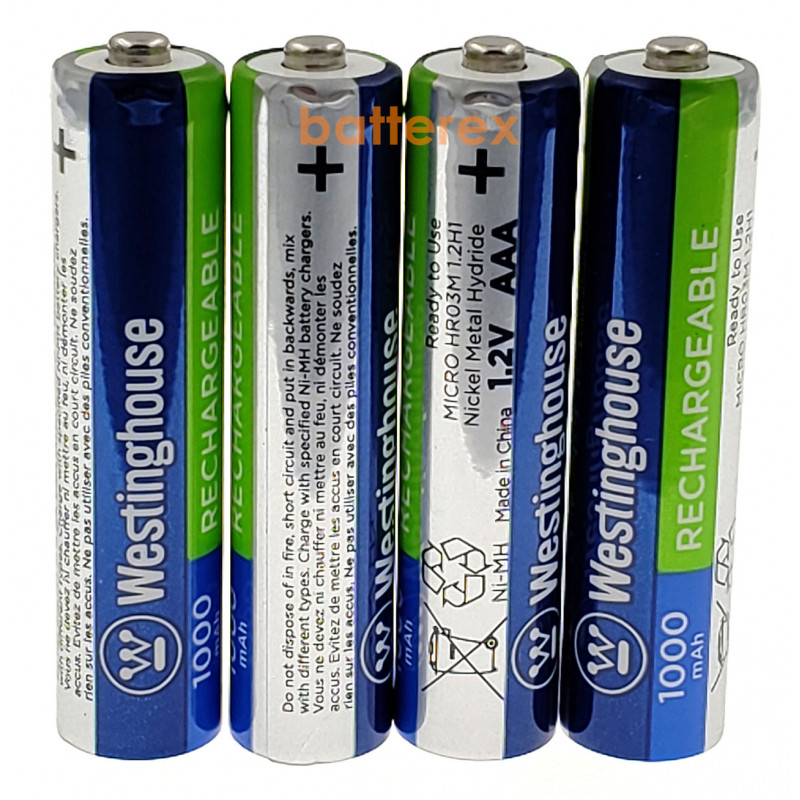 ААА Westinghouse MAX 1000 mah (4 шт. в кейсе) ААА Westinghouse MAX 1000 mah (4 шт. в кейсе)