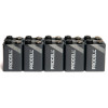 Щелочные Alkaline батарейки Крона Duracell Procell 9V - упаковка 10 шт.