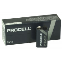 Батарейки щелочные Крона Duracell Procell Alkaline 9V - упаковка 10 шт.