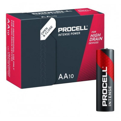 Батарейки щелочные АA Duracell Procell Intense Alkaline LR6 1.5V - упаковка 10 шт.