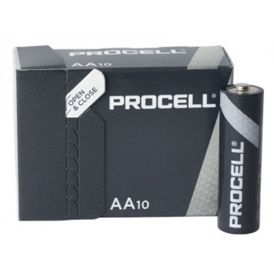 Батарейки щелочные АА Alkaline Duracell Procell LR6 1.5V - упаковка 10 шт.