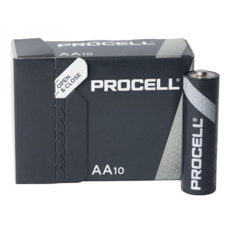 Батарейки щелочные АА Duracell Procell Alkaline LR6 1.5V - упаковка 10 шт.