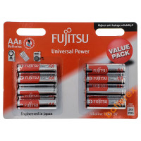 Батарейки лужні АА Fujitsu Universal Power Alkaline LR6 1.5V - 8 шт. в блістері