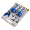 Батарейки АА LR6 Alkaline Nectium Golden 1.5V с позолоченным контактом минус для лучшей токоотдачи
