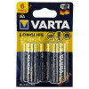 Батарейки АА LR6 Varta Alkaline Longlife 1.5V блистер 6 шт.