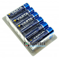 Батарейки щелочные АА Varta Longlife Power Alkaline LR6 1.5V - упаковка 12 шт. - Германия