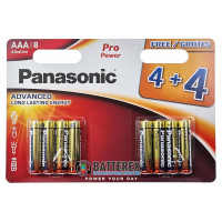 Батарейки щелочные AAA Panasonic Pro Power Alkaline LR03 1.5V - 8 шт. в блистере Батарейки щелочные AAA Panasonic Pro Power Alkaline LR03 1.5V - 8 шт. в блистере