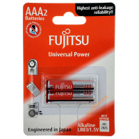 Батарейки ААА Alkaline Fujitsu Universal Power LR03 1.5V - 2 шт. в блистере
