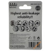 Батарейки ААА Alkaline LR03 1.5V Fujitsu Universal Power - 2 шт. в блистере Батарейки ААА Alkaline LR03 1.5V Fujitsu Universal Power - 2 шт. в блистере