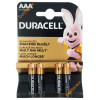 Батарейки АAА Alkaline Duracell LR03 1.5V - 4 шт. в блистере