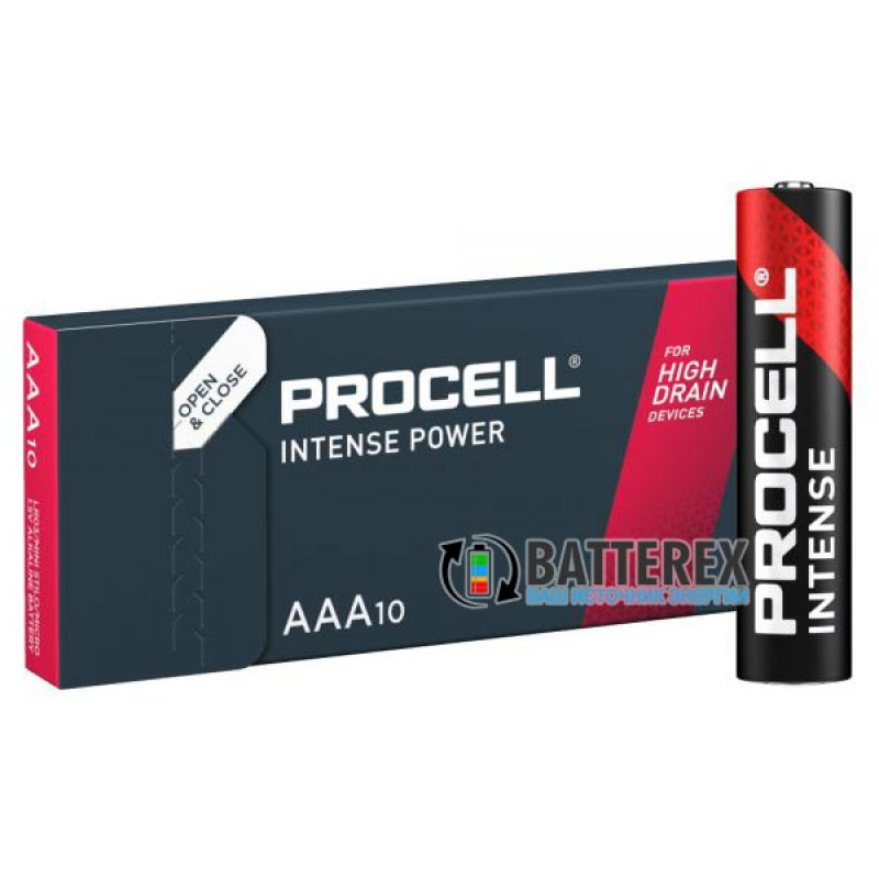 Батарейки ААА Duracell Procell Intense Alkaline LR03 1.5V упаковка 10 шт.