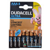 Батарейки АAА LR03 1.5V Duracell Alkaline Ultra Powercheck с проверкой уровня заряда - 8 шт. в блистере