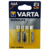 Батарейки АAА Varta Superlife Zinc-Carbon R03 1.5V - 4 шт. в блистере
