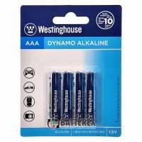 Батарейки щелочные ААА Westinghouse Dynamo Alkaline LR03 1.5V - 4 шт. в блистере