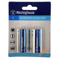 Батарейки C LR14 Westinghouse Dynamo Alkaline 1.5V - 2 шт. в блистере