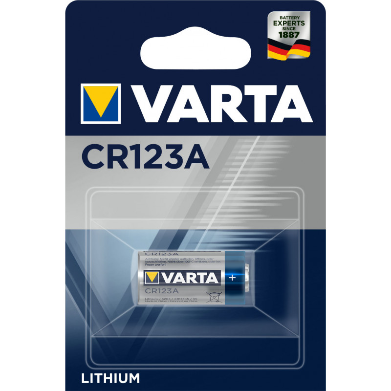 Батарейка CR123A Varta Lithium 3V