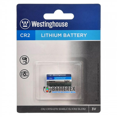 Батарейка CR2 Westinghouse Lithium 3V