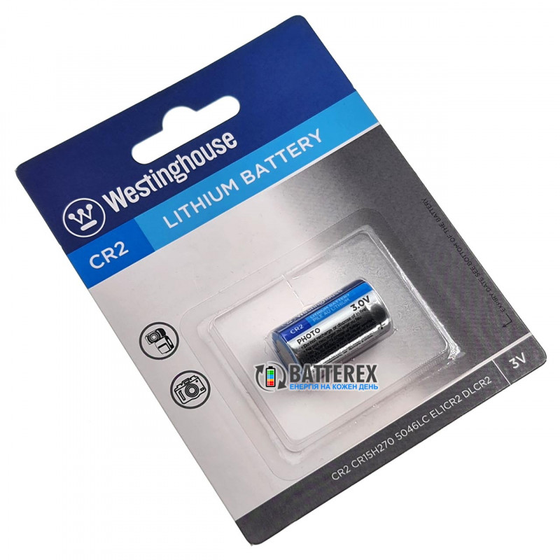 Батарейка CR2 Westinghouse Lithium 3V Батарейка CR2 Westinghouse Lithium 3V