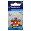 Батарейки A13 Westinghouse Zinc Air 1.45V для слуховых аппаратов - 6 шт. в блистере