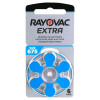 Батарейки Rayovac Extra 675 PR44 для слуховых аппаратов - 6 шт. в блистере