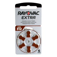 Батарейки Rayovac Extra 312 PR41 для слухового аппарата - 6 шт. в упаковке (цена за упаковку) Батарейки Rayovac Extra 312 PR41 для слухового аппарата - 6 шт. в упаковке (цена за упаковку)