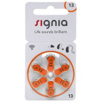 Батарейки Signia 13 PR48 для слухового аппарата (Германия) - 6 шт. в упаковке (цена за упаковку) Батарейки Signia 13 PR48 для слухового аппарата (Германия) - 6 шт. в упаковке (цена за упаковку)