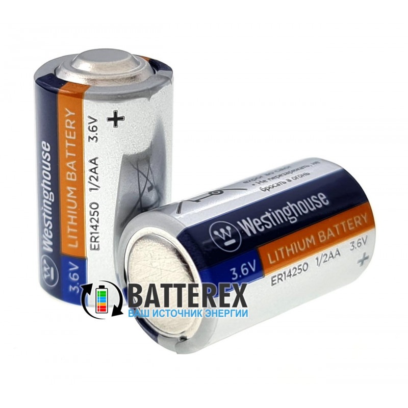 Батарейка литиевая Westinghouse 1/2AA ER14250 3.6V Батарейка литиевая Westinghouse 1/2AA ER14250 3.6V