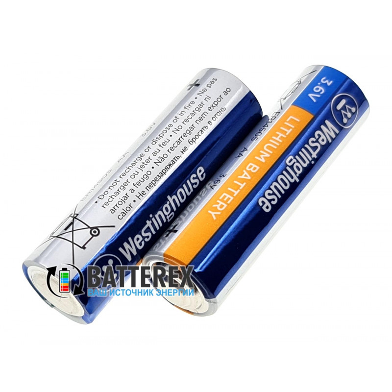 Батарейка литиевая 14505 AA ER14505 Westinghouse 3.6V LiSOCl2 (+выводы под пайку под заказ) Батарейка литиевая 14505 AA ER14505 Westinghouse 3.6V LiSOCl2 (+выводы под пайку под заказ)