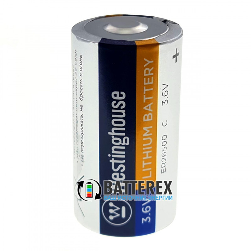 Батарейка литиевая Westinghouse C ER26500 3.6V Батарейка литиевая Westinghouse C ER26500 3.6V