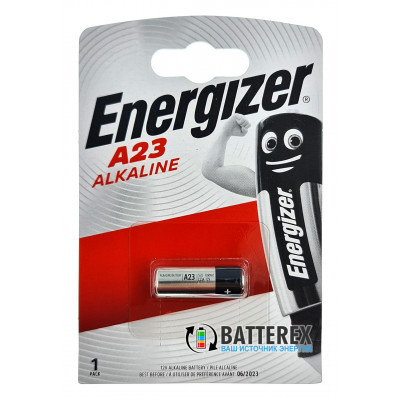 Батарейка А23 Energizer Alkaline 12V (LRV08, LR23A, А21, 1811A)