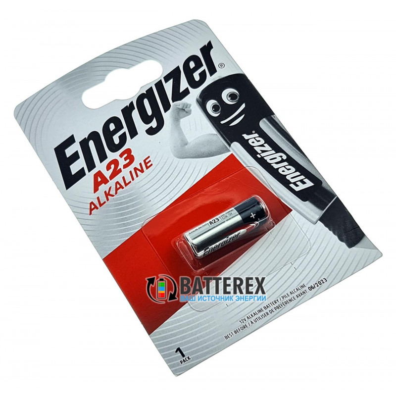 Батарейка А23 Energizer Alkaline 12V (12 вольт) - типоразмеры LRV08, LR23A, А21, 1811A Батарейка А23 Energizer Alkaline 12V (12 вольт) - типоразмеры LRV08, LR23A, А21, 1811A