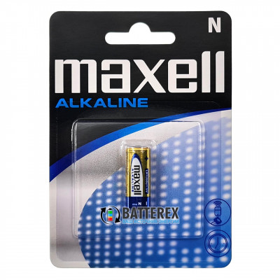 Батарейка щелочная LR1 N Maxell Alkaline 1.5V (R1, E90, AM5, 910A, MN9100, N, 4901)