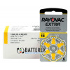 Батарейки Rayovac Extra 10 для слуховых аппаратов - 6 шт. в блистере