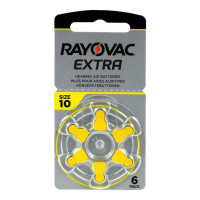 Батарейки Rayovac Extra 10 PR70 для слухового аппарата - 6 шт. в упаковке (цена за упаковку) Батарейки Rayovac Extra 10 PR70 для слухового аппарата - 6 шт. в упаковке (цена за упаковку)