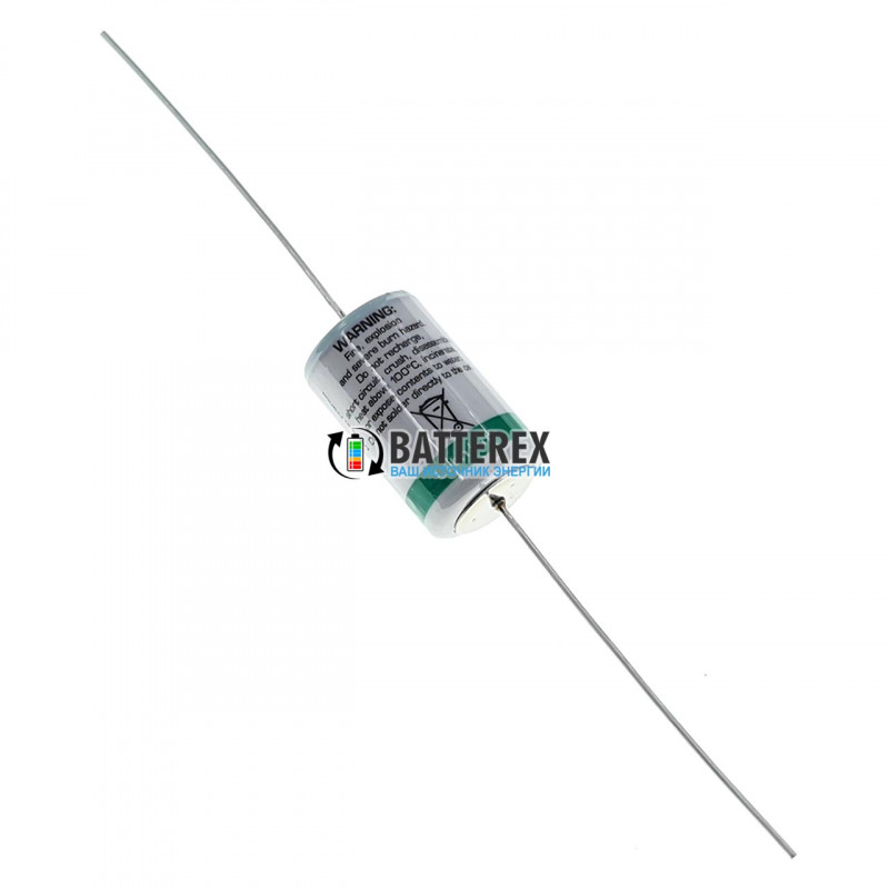Батарейка литиевая SAFT LS 14250 1/2AA CNA 3,6V с выводами под пайку