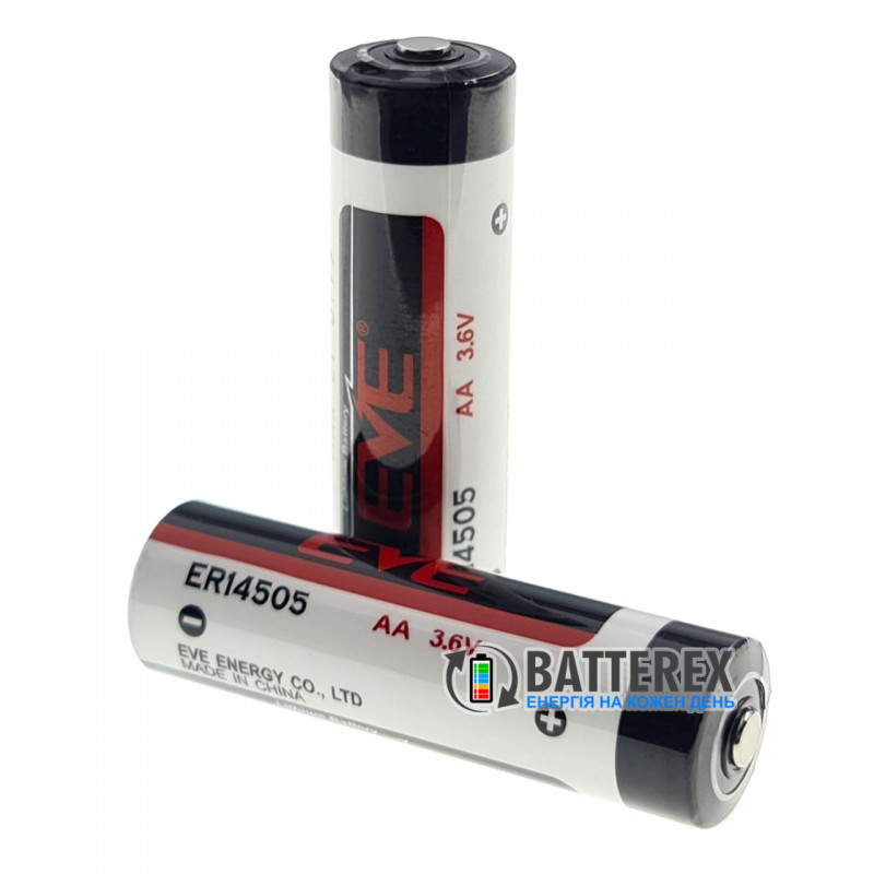 Батарейка литиевая 14505 3.6V EVE ER14250 AA STD Батарейка литиевая 14505 3.6V EVE ER14250 AA STD