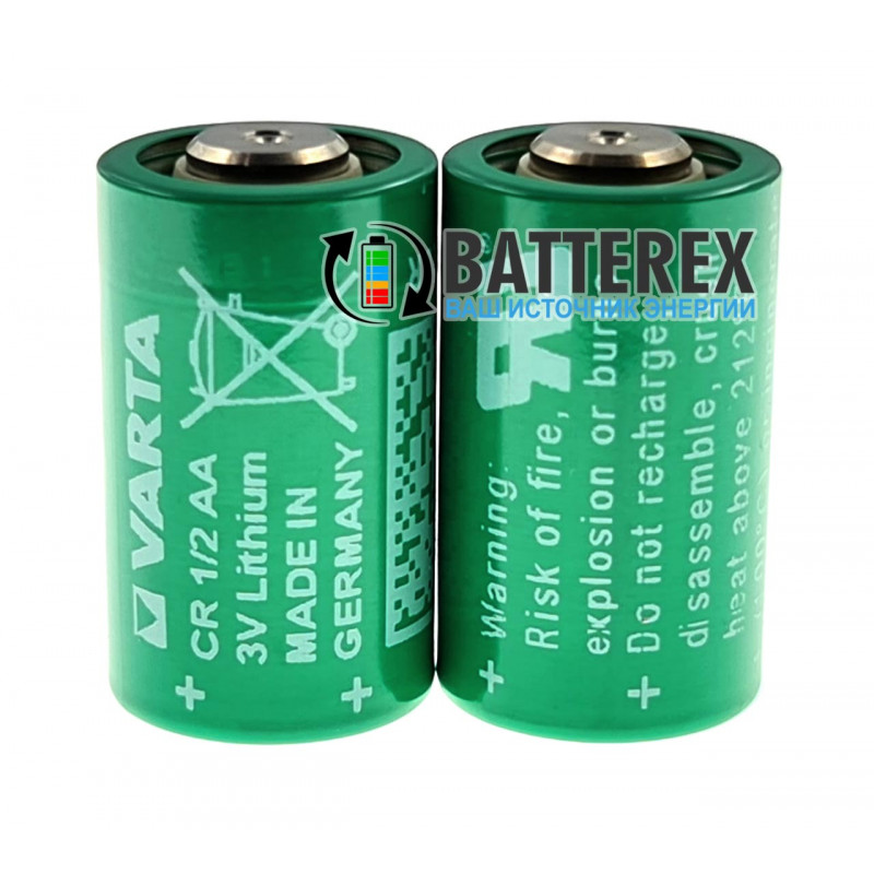 Батарейка литиевая Varta CR 1/2 AA 3,0V LiMnO2 Made in Germany Батарейка литиевая Varta CR 1/2 AA 3,0V LiMnO2 Made in Germany