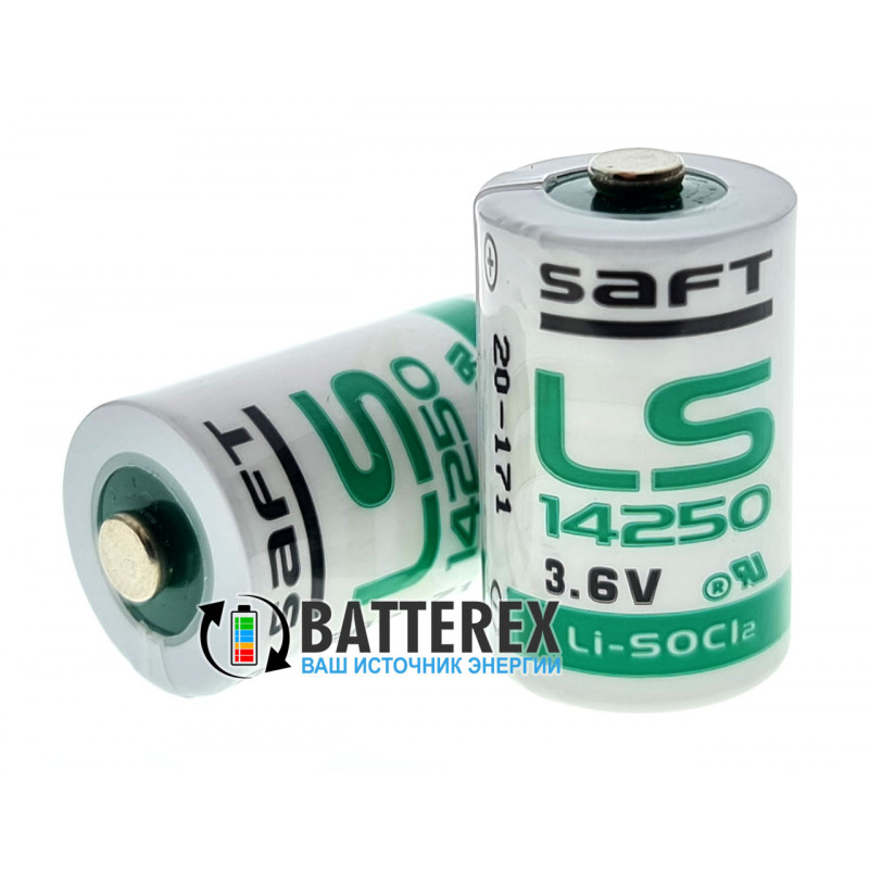 Батарейка литиевая SAFT LS 14250 1/2AA STD 3,6V LiSOCl2 Made in France