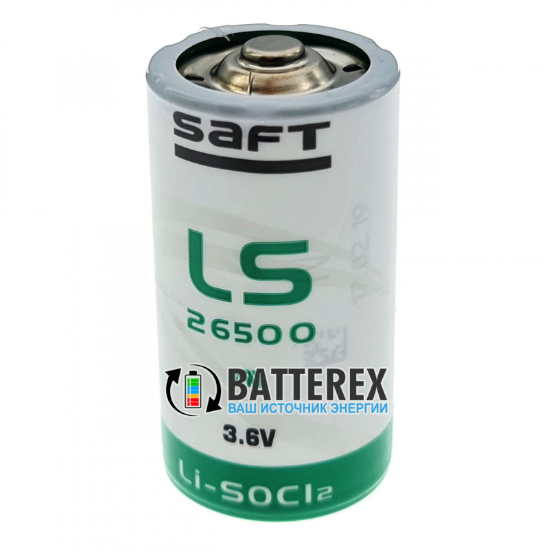 Батарейка SAFT LS 26500 C STD 3,6V литиевая LiSOCl2 Made in France Батарейка SAFT LS 26500 C STD 3,6V литиевая LiSOCl2 Made in France