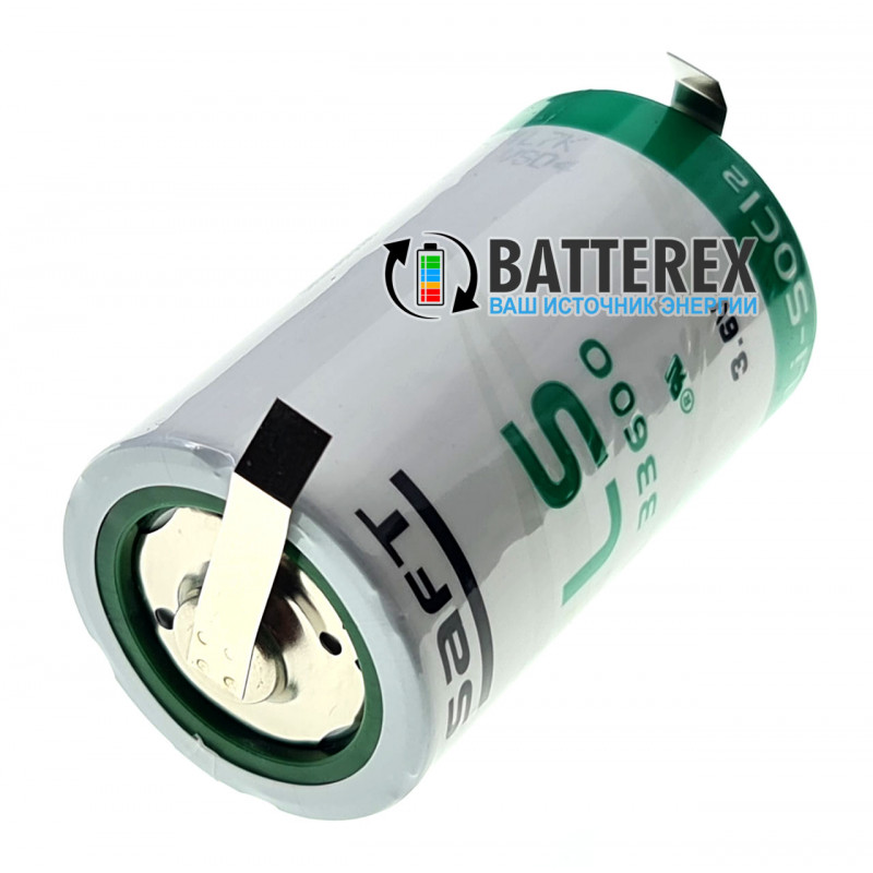 Батарейка SAFT LS 33600 D STD 3,6V с выводами для пайки