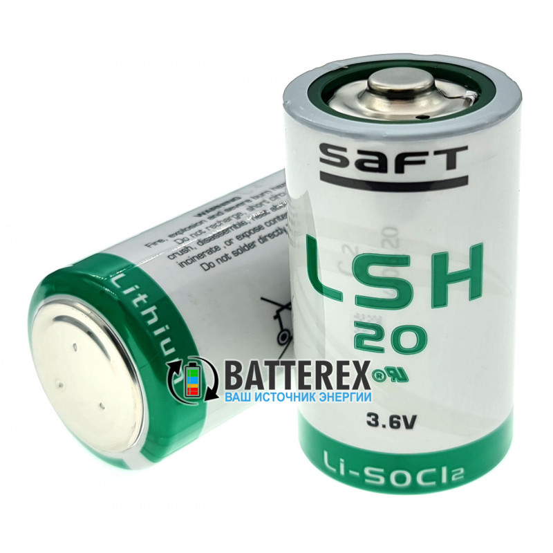 Батарейка SAFT LSH 20 STD 3,6V литиевая LiSOCl2 Made in France