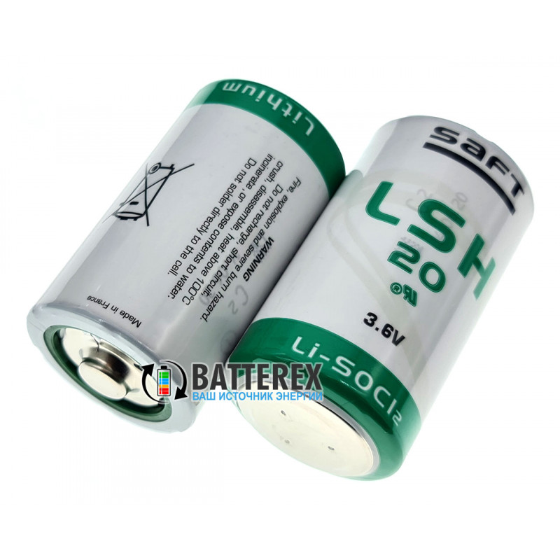 Батарейка SAFT LSH 20 STD 3,6V литиевая LiSOCl2 Made in France