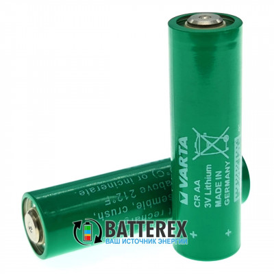 Батарейка литиевая Varta CR AA 3V LiMnO2 Made in Germany