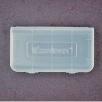 Пластиковый бокс Keeppower на 2 аккумулятора 18650 или 4 аккумулятора 16340 (CR123a)