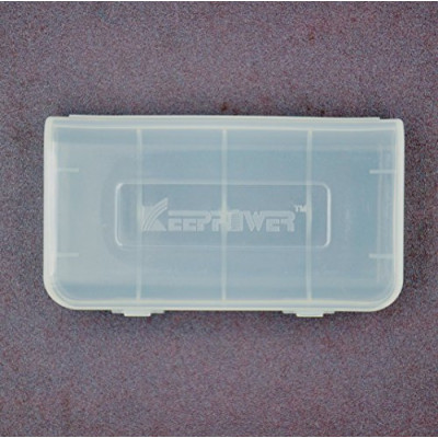 Пластиковый бокс Keeppower на 2 аккумулятора 18650 или 4 аккумулятора 16340 (CR123a) Пластиковый бокс Keeppower на 2 аккумулятора 18650 или 4 аккумулятора 16340 (CR123a)